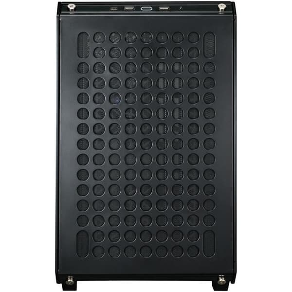 PC-fodral - COOLER MASTER - QUBE 500 Flatpack Black Edition, Midi Tower, Svart, ATX/SFX, 120 mm fläktar, 2,5"/3,5" HDD