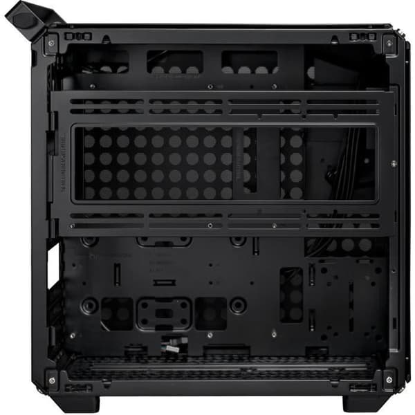 PC-fodral - COOLER MASTER - QUBE 500 Flatpack Black Edition, Midi Tower, Svart, ATX/SFX, 120 mm fläktar, 2,5"/3,5" HDD