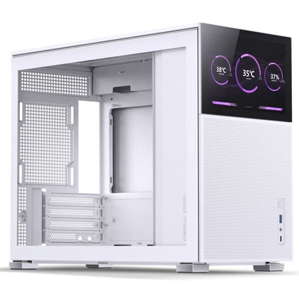 Jonsbo D31 MESH Screen Microtower Datorchassi Vit Vit