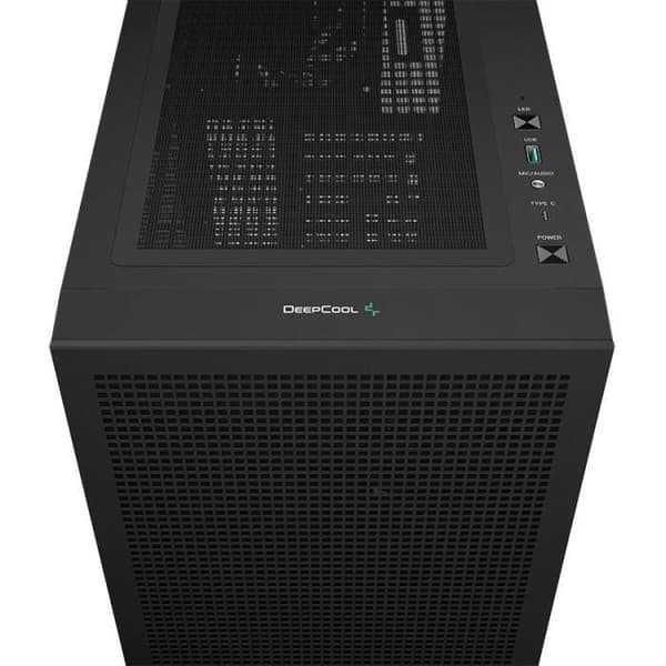 PC-fodral - DEEPCOOL - CH560 Digital (svart) - Medium tower - ATX-format - 3x140mm A-RGB + 1x120mm A-RGB