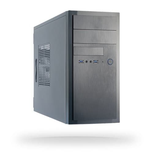 Chieftec HT-01B-350GPB datorfodral Midi Tower Black 350 W Svart