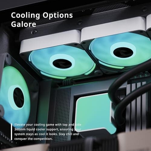 AeroCool Geh Midi APNX C1 MicroATX/ATX/MiniITX på (svart) (APCM-CR01043.11)