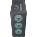 Miniatyrbild 5 av 5: AeroCool Geh Midi APNX C1 MicroATX/ATX/MiniITX på (svart) (APCM-CR01043.11)