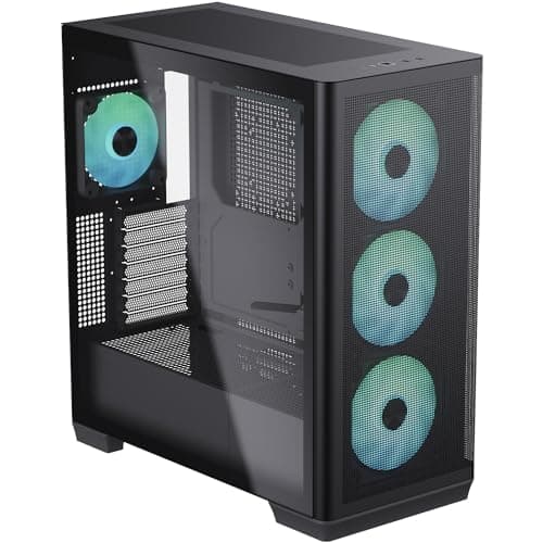AeroCool Geh Midi APNX C1 MicroATX/ATX/MiniITX on (sort) (APCM-CR01043.11)