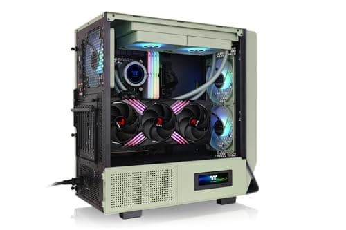 Thermaltake Ceres 300 TG ARGB | Mid Tower Chassi | Matcha Grön