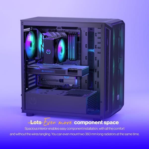 PC-fodral - sidopaneler Endorfy Arx 700 ARGB - PC-fodral - ATX