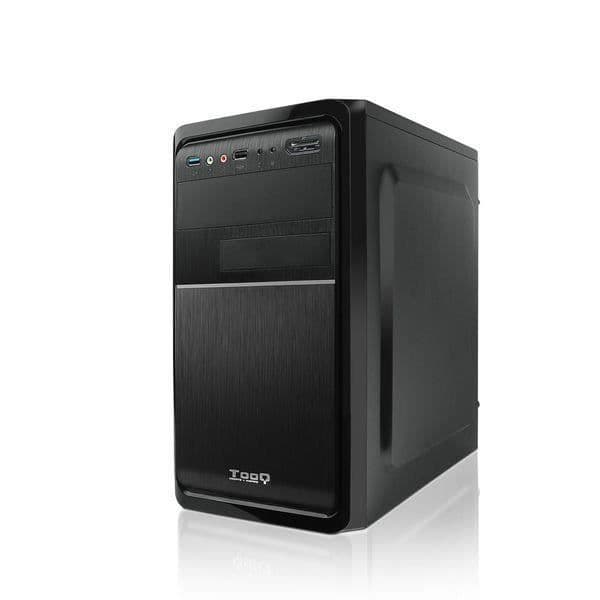 Micro ATX-fodral med TooQ-strömförsörjning TQC-4735U3C-B 500W 1 x USB 2.0 1 x USB 3.