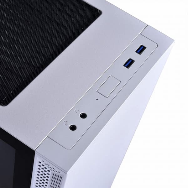 Lian Li LANCOOL 205 ATX-chassi med fönster, vit