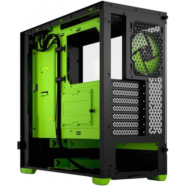 Fractal Design Pop Air RGB Grön Core TG ATX-chassi med fönster, svart/grön