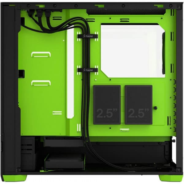 Fractal Design Pop Air RGB Grön Core TG ATX-chassi med fönster, svart/grön