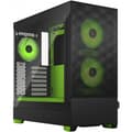 Miniatyrbild 1 av 11: Fractal Design Pop Air RGB Grön Core TG ATX-chassi med fönster, svart/grön