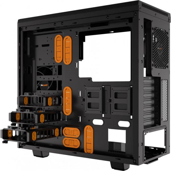 be quiet! Pure Base 600 ATX-chassi med fönster, svart/orange