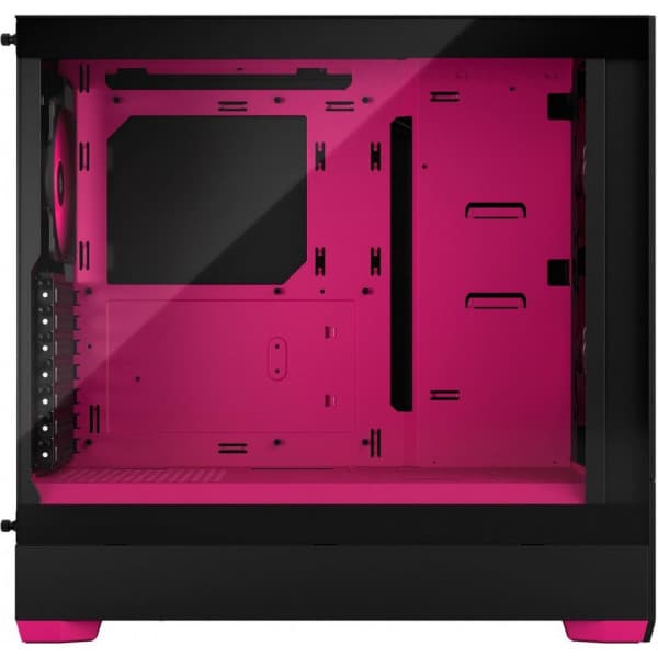 Fractal Design Pop Air RGB Magenta Core TG ATX-kotelo ikkunalla, musta/magenta