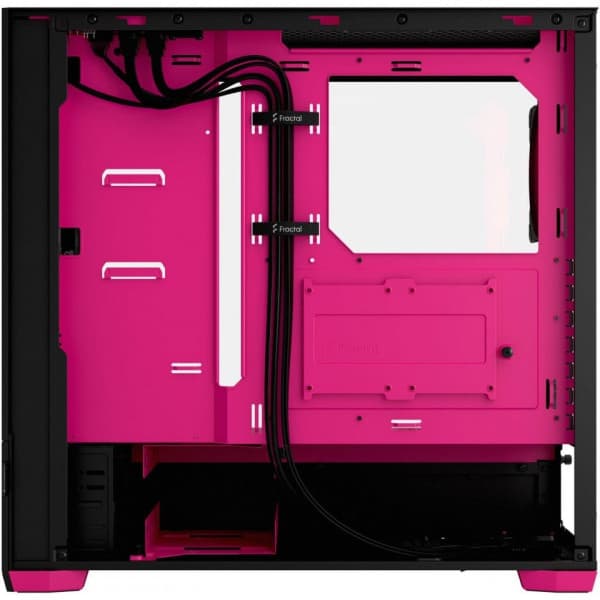 Fractal Design Pop Air RGB Magenta Core TG ATX-kotelo ikkunalla, musta/magenta