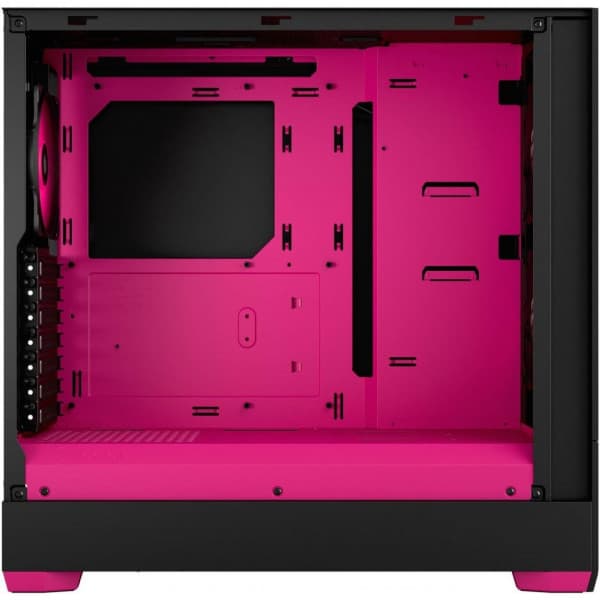 Fractal Design Pop Air RGB Magenta Core TG ATX-kotelo ikkunalla, musta/magenta