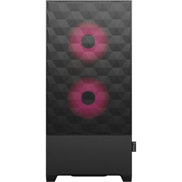 Fractal Design Pop Air RGB Magenta Core TG ATX-kotelo ikkunalla, musta/magenta
