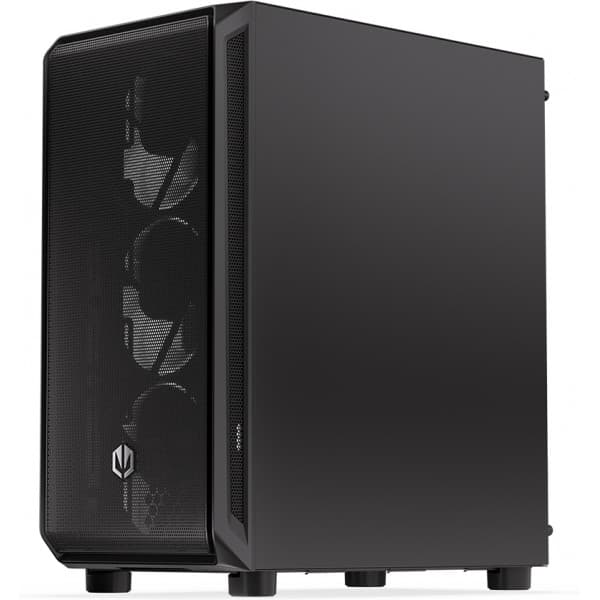Endorfy Arx 500 Air Mid Tower ATX-kabinet med vindue, sort