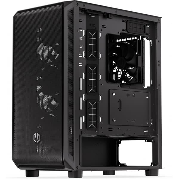 Endorfy Arx 500 Air Mid Tower ATX-kabinet med vindue, sort