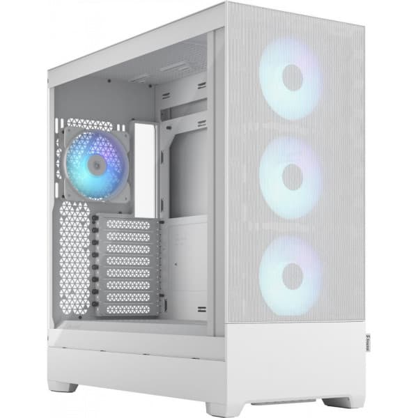 Fractal Design Pop XL Air RGB White TG E-ATX-kotelo ikkunalla, valkoinen Valkoinen