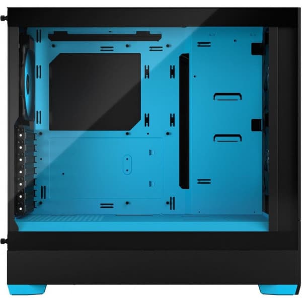 Fractal Design Pop Air RGB Cyan Core TG ATX-kotelo ikkunalla, musta/syaani