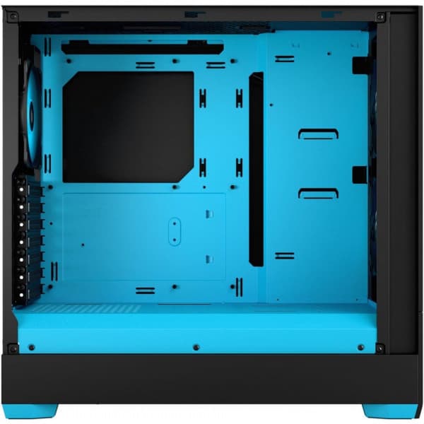 Fractal Design Pop Air RGB Cyan Core TG ATX-kotelo ikkunalla, musta/syaani