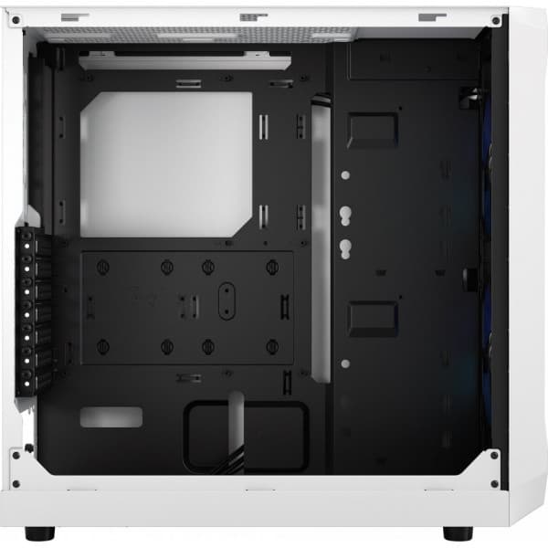 Fractal Design Focus 2 RGB Hvid TG Transparent ATX-kabinet med vindue, hvid