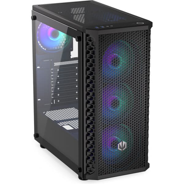 Endorfy Signum 300 ARGB ATX-kabinet med vindue, sort