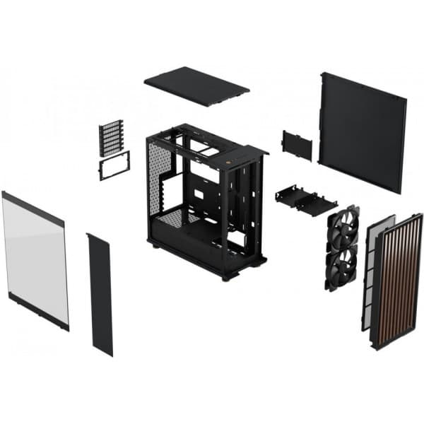 Fractal Design North ATX-chassi med fönster, svart