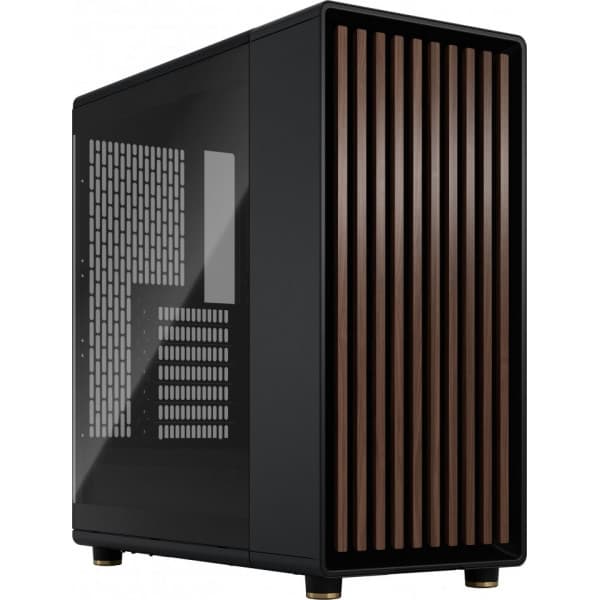 Fractal Design North ATX-chassi med fönster, svart Svart