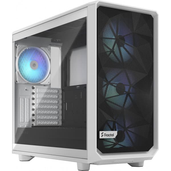 Fractal Design Meshify 2 RGB ATX-kabinet, hvid