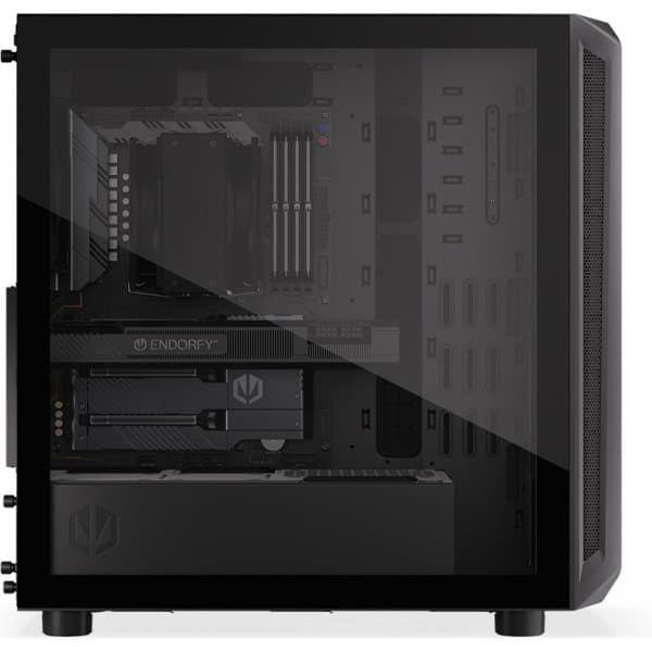 Endorfy Arx 700 Air Mid Tower ATX-kabinet med vindue, sort