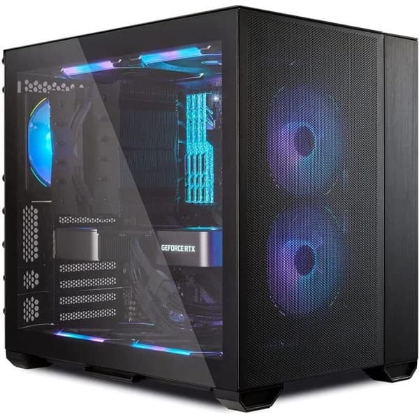 Lian Li O11 Air Mini ATX-chassi med fönster, svart