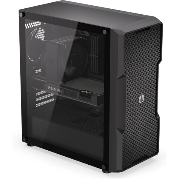 Endorfy Regnum 400 Air ATX-kabinet med vindue, sort