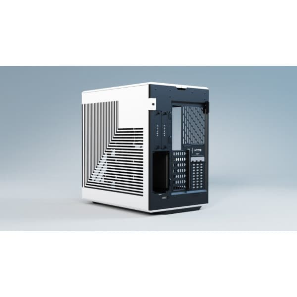 Hyte Y60 White ATX-chassi med panoramafönster, vit och svart