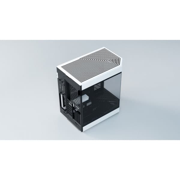 Hyte Y60 White ATX-chassi med panoramafönster, vit och svart