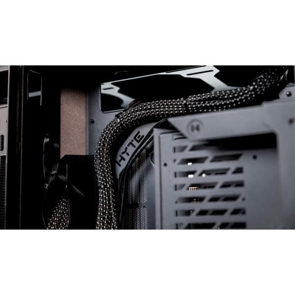 Hyte Y60 White ATX-chassi med panoramafönster, vit och svart