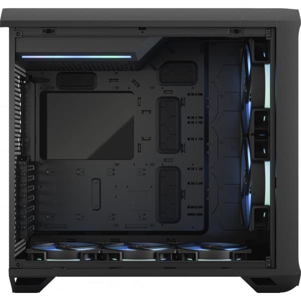Fractal Design Torrent Sort RGB TG Lys Tint E-ATX-kabinet med vindue, sort