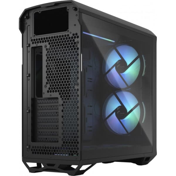 Fractal Design Torrent Sort RGB TG Lys Tint E-ATX-kabinet med vindue, sort