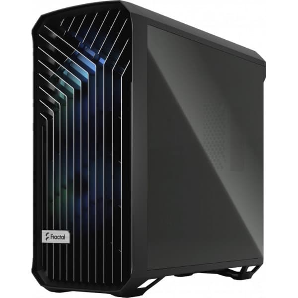 Fractal Design Torrent Sort RGB TG Lys Tint E-ATX-kabinet med vindue, sort