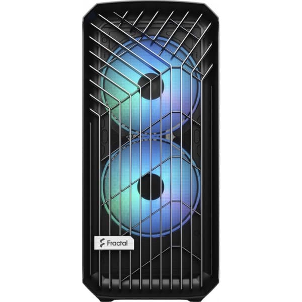 Fractal Design Torrent Sort RGB TG Lys Tint E-ATX-kabinet med vindue, sort