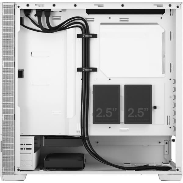 Fractal Design Pop Silent White TG Clear ATX-kabinet med vindue, hvid