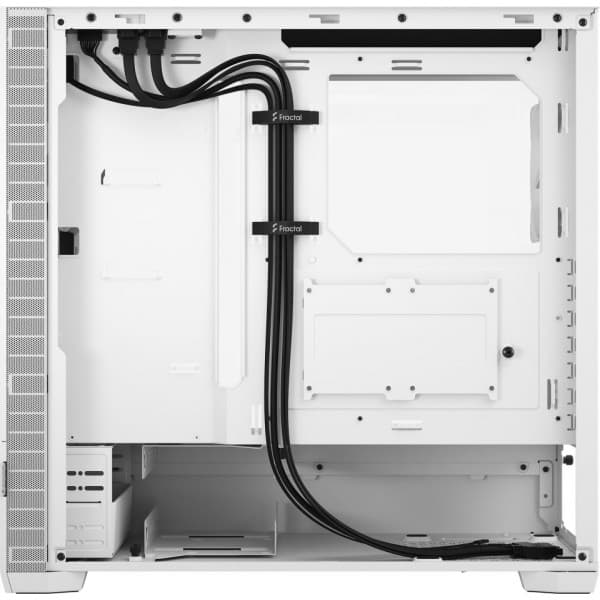 Fractal Design Pop Silent White TG Clear ATX-kabinet med vindue, hvid