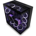 Miniatyrbild 1 av 6: NZXT H9 Elite Mid Tower ATX-chassi med fönster, svart