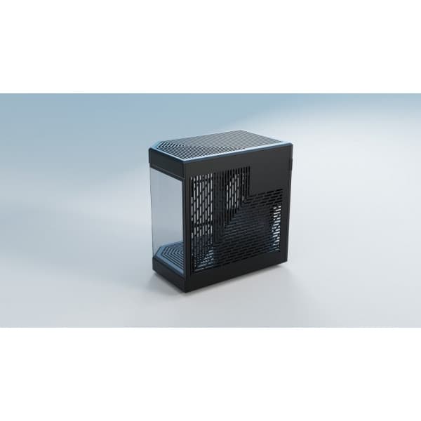 Hyte Y60 Black ATX-kabinet med panoramavindue, sort