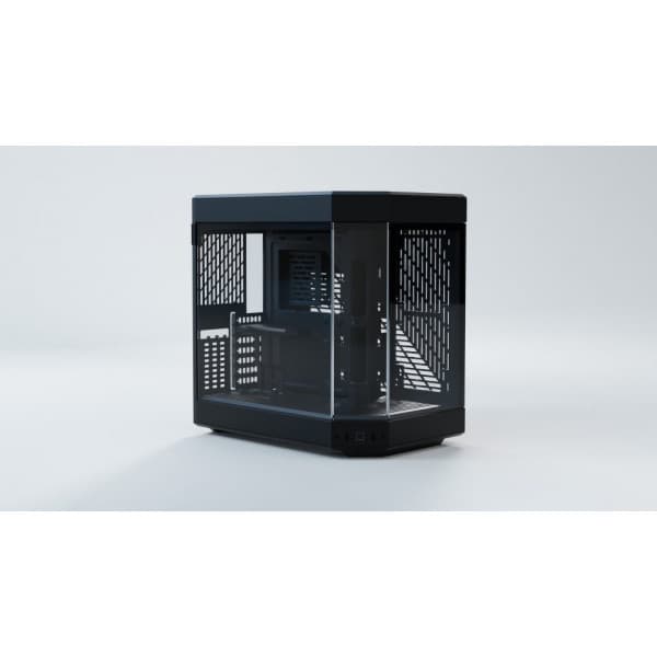 Hyte Y60 Black ATX-kabinet med panoramavindue, sort Sort