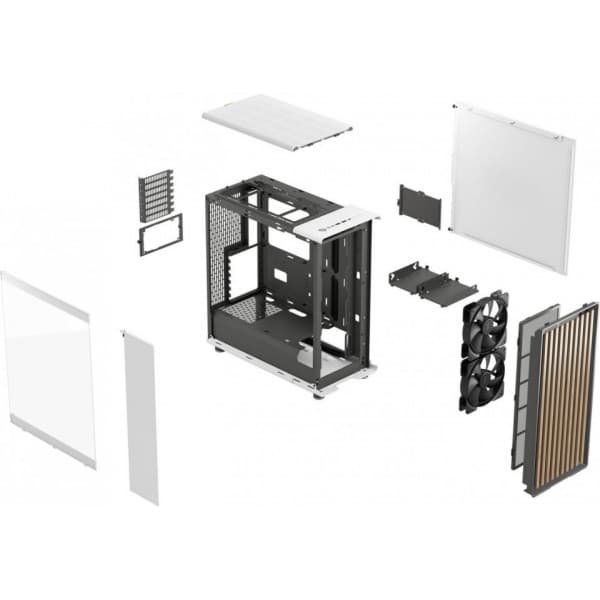 Fractal Design North ATX-chassi med fönster, vit