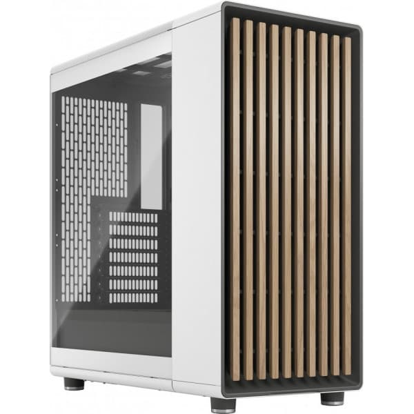 Fractal Design North ATX-chassi med fönster, vit Vit