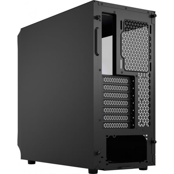 Fractal Design Focus 2 RGB Sort TG Gennemsigtig ATX-kabinet med vindue, sort