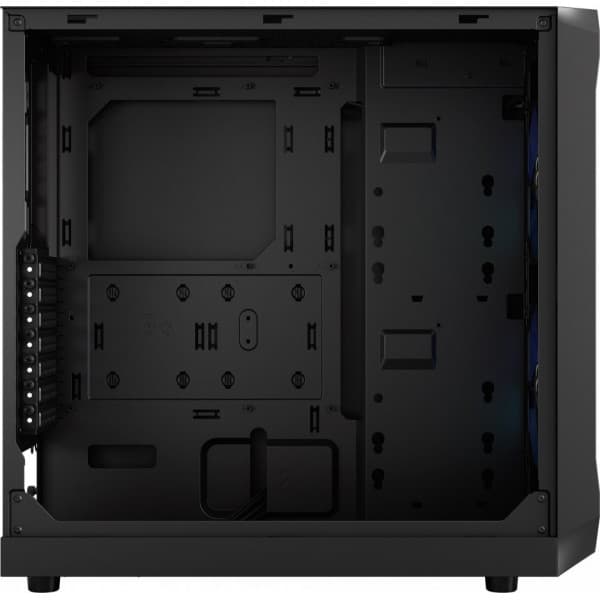 Fractal Design Focus 2 RGB Sort TG Gennemsigtig ATX-kabinet med vindue, sort