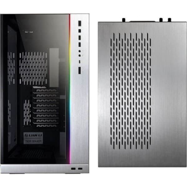 Lian Li O11 Dynamic XL ROG Certificeret E-ATX-kabinet med vindue, sølv